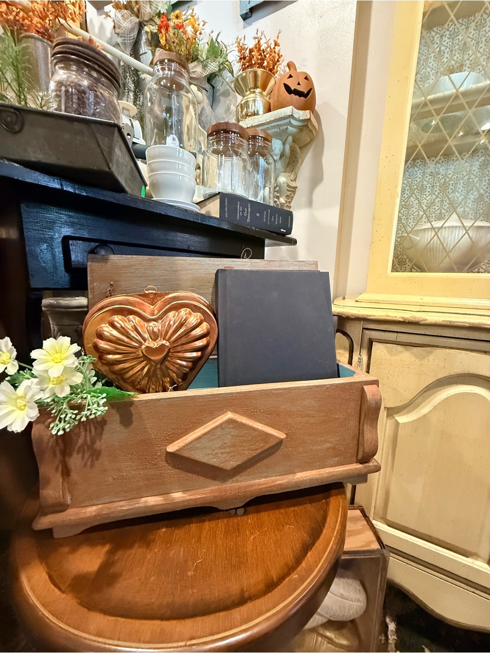 Rustic VTG Wooden Decorative box — bundle